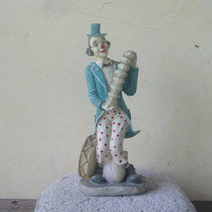 Bozo doll ,clown doll ,magician doll ,retro , home decor , vintage clown doll