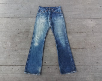 Beautiful ,Vintage levis 517  W28 L33 ,boot cut,cool,hipster,levis natural faded