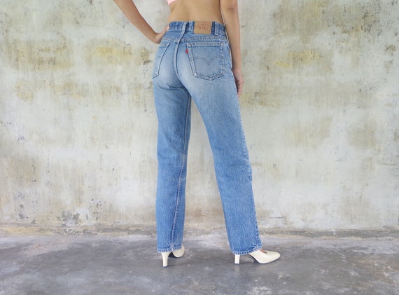 Beautiful faded Jeansvintage 80s Levis 701 Students Fit W27 - Etsy