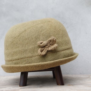 vintage hat,fedora hat,trilby fedora,ladies hat,summer hat,womenhat,fashion hat,womans trilby hat,Tan hat with bow,hat,wool hat women