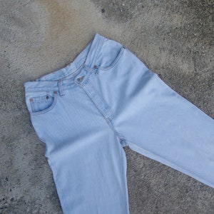 Vintage 80s Levis 13501 Faded Light Blue Jeans - W28 L29.5