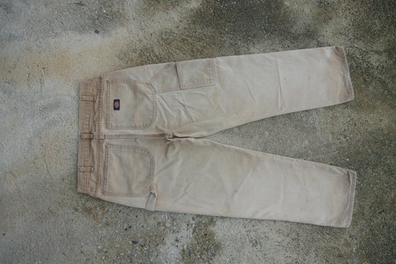 faded ,Vintage Dickies Canvas pants W31 W32, light
