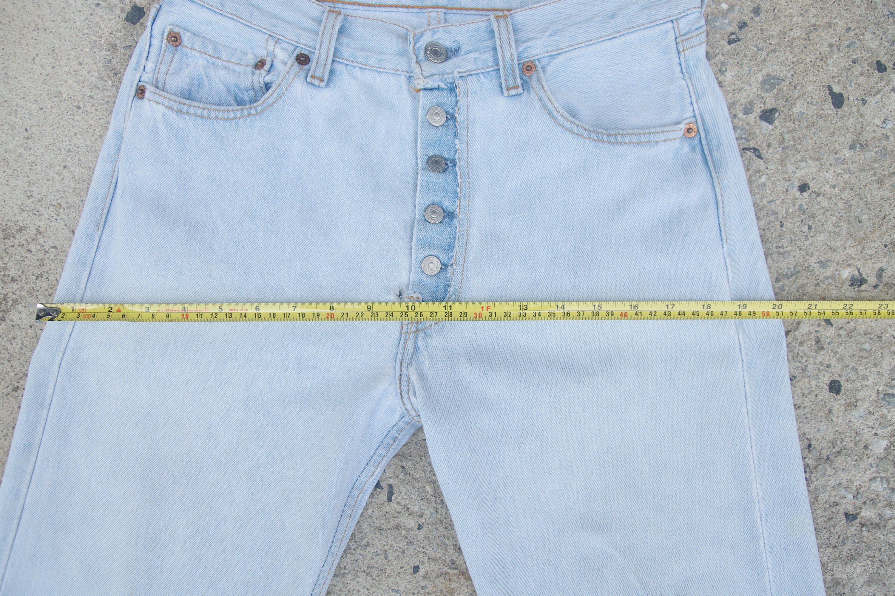 Faded Jeans Vintage Levis 501 Light Blue W28.5 L31 Levis - Etsy