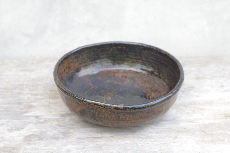 Pottery shallow bowlearthenware shallow bowlpottery clay Etsy