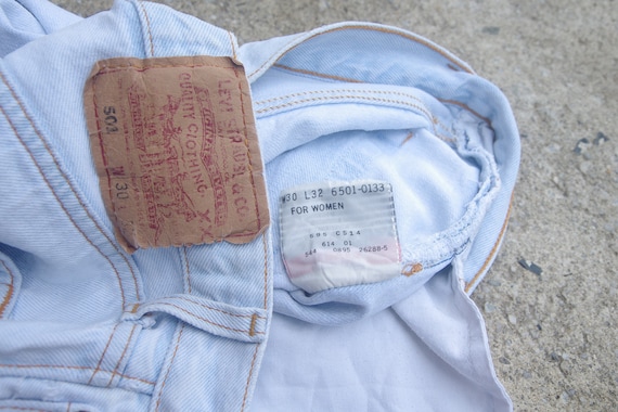 Buy Faded Jeans ,vintage Levis 501 Cut off W28 W28.5,levis for