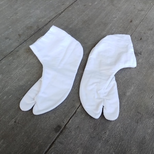 New old stock ,Japanese White Tabi socks,slipers,socks for kimono,geta,samurai,socks,tabi,Size 23 cm , japan made