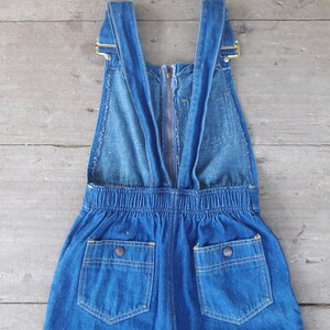 Rare ,Beautiful ,Vintage 60s70s Zipper front SOB Shades of Blue Overalls W24 W25 W26 ,scovil zipper ,Overalls Bib,cool,hipster,sexsy , USA image 7