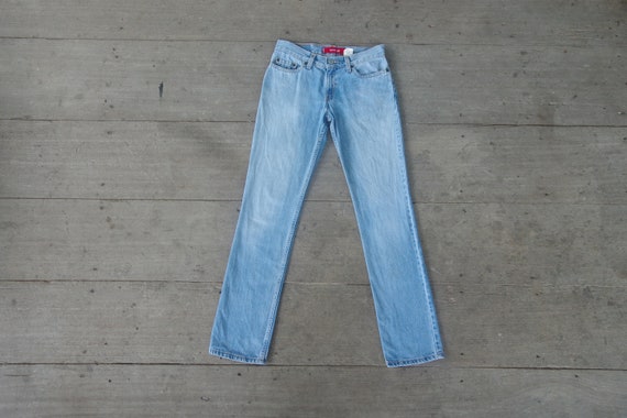 Beautiful ,Faded jeans, Vintage levis 505 - 507 s… - image 2