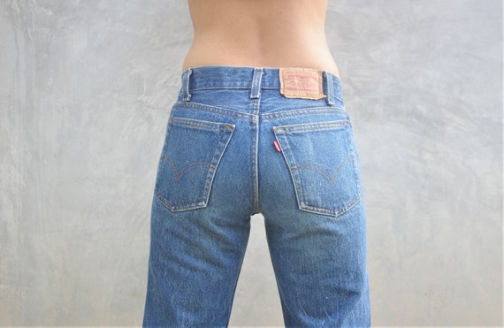 vintage levis 501 Blue Jeans W24 Levi's Student fi
