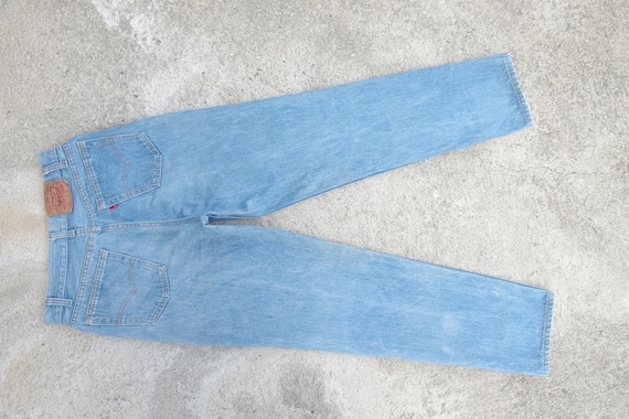 Beautiful,Faded jeans,vintage  levis 701  student… - image 3