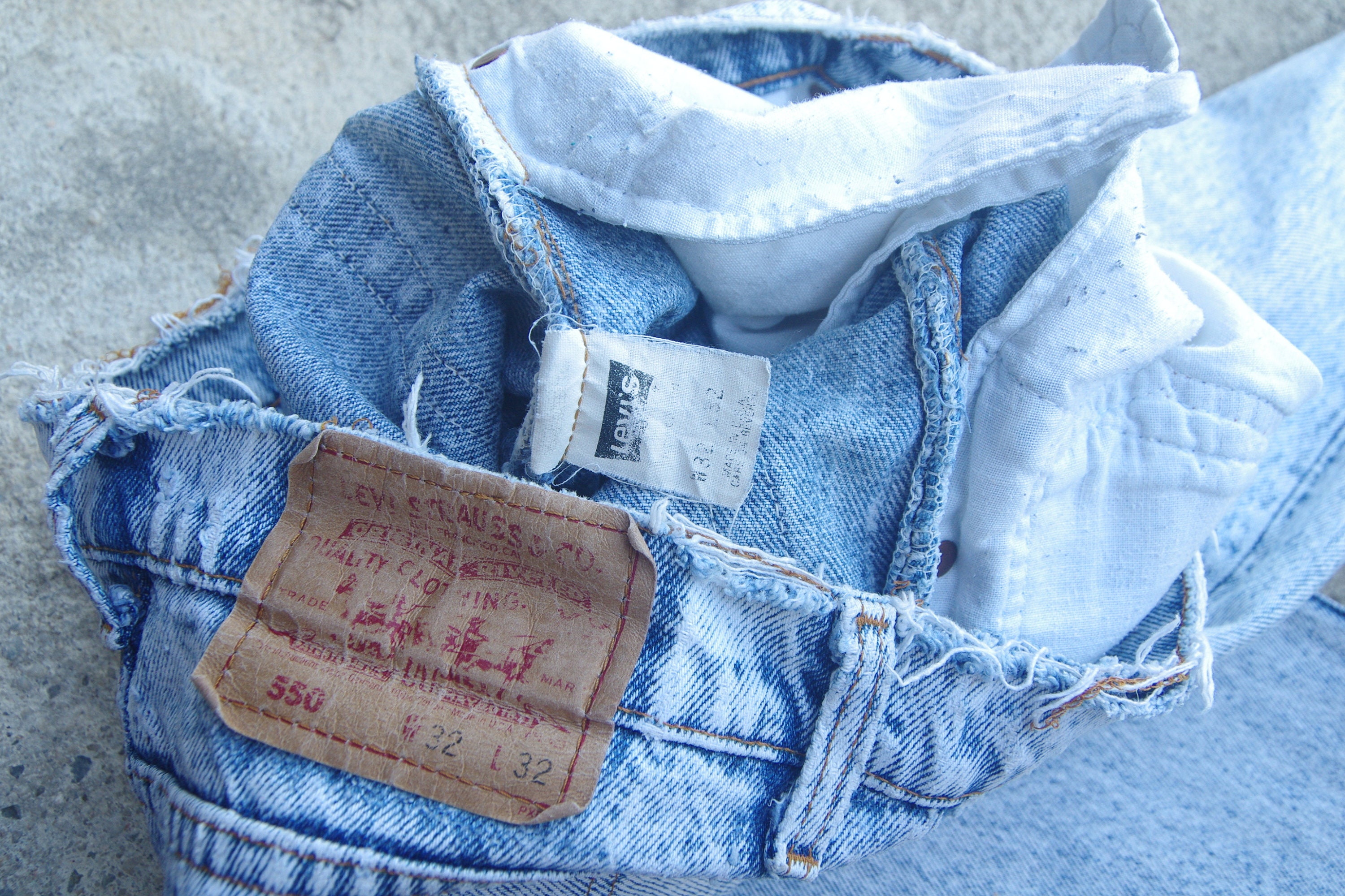 Faded Jeans Vintage Levis 550 Acid Wash W31 L31.5levis cool | Etsy