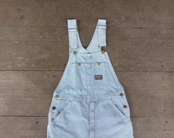 Vintage Oshkosh Hickory Denim Overalls Shorts : Union Made