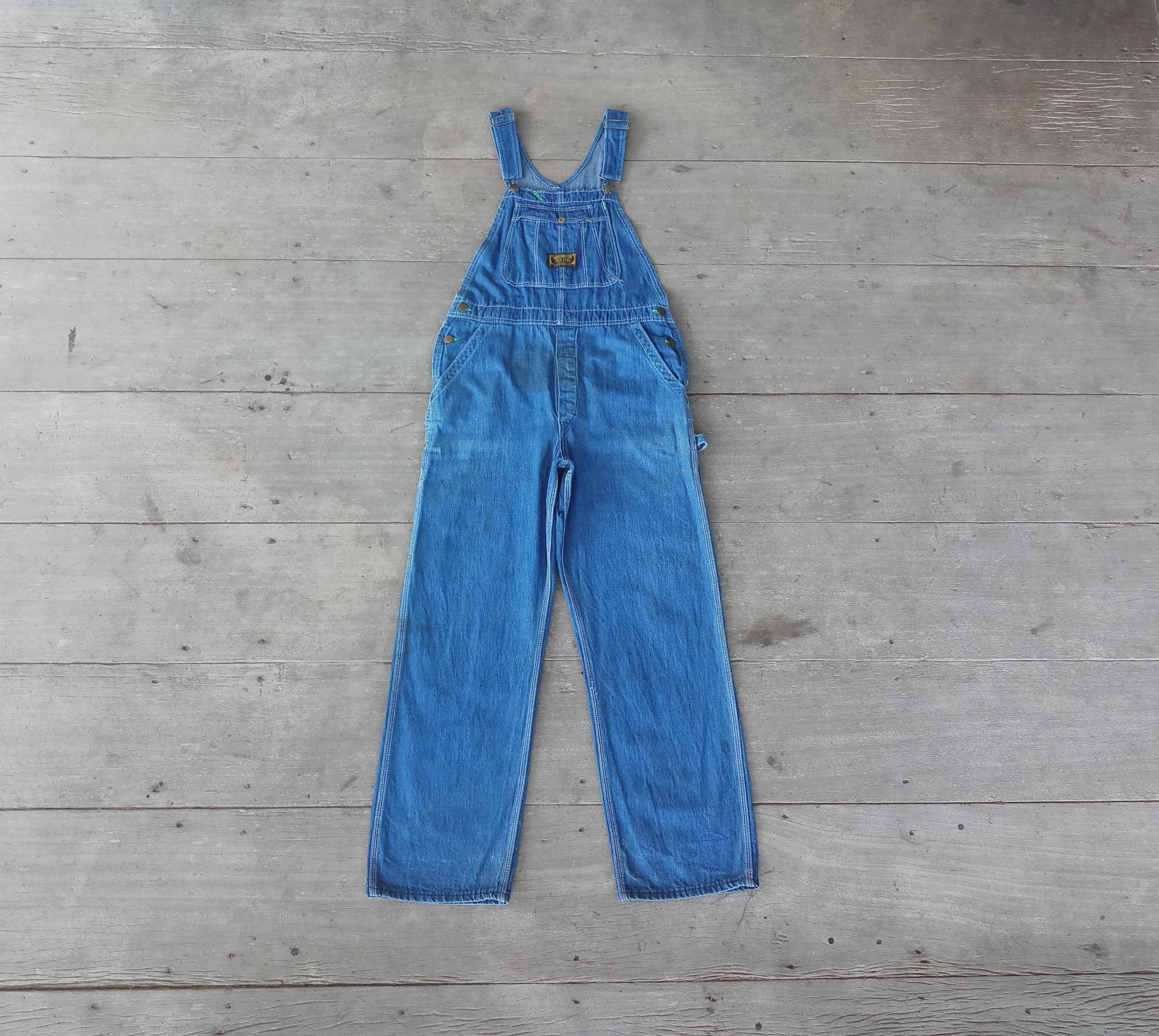 70s USA製　WASHINGTON DEE CEEデニム オーバーオール 60's Washington Dee Cee Low-Back Denim Overall 38×32