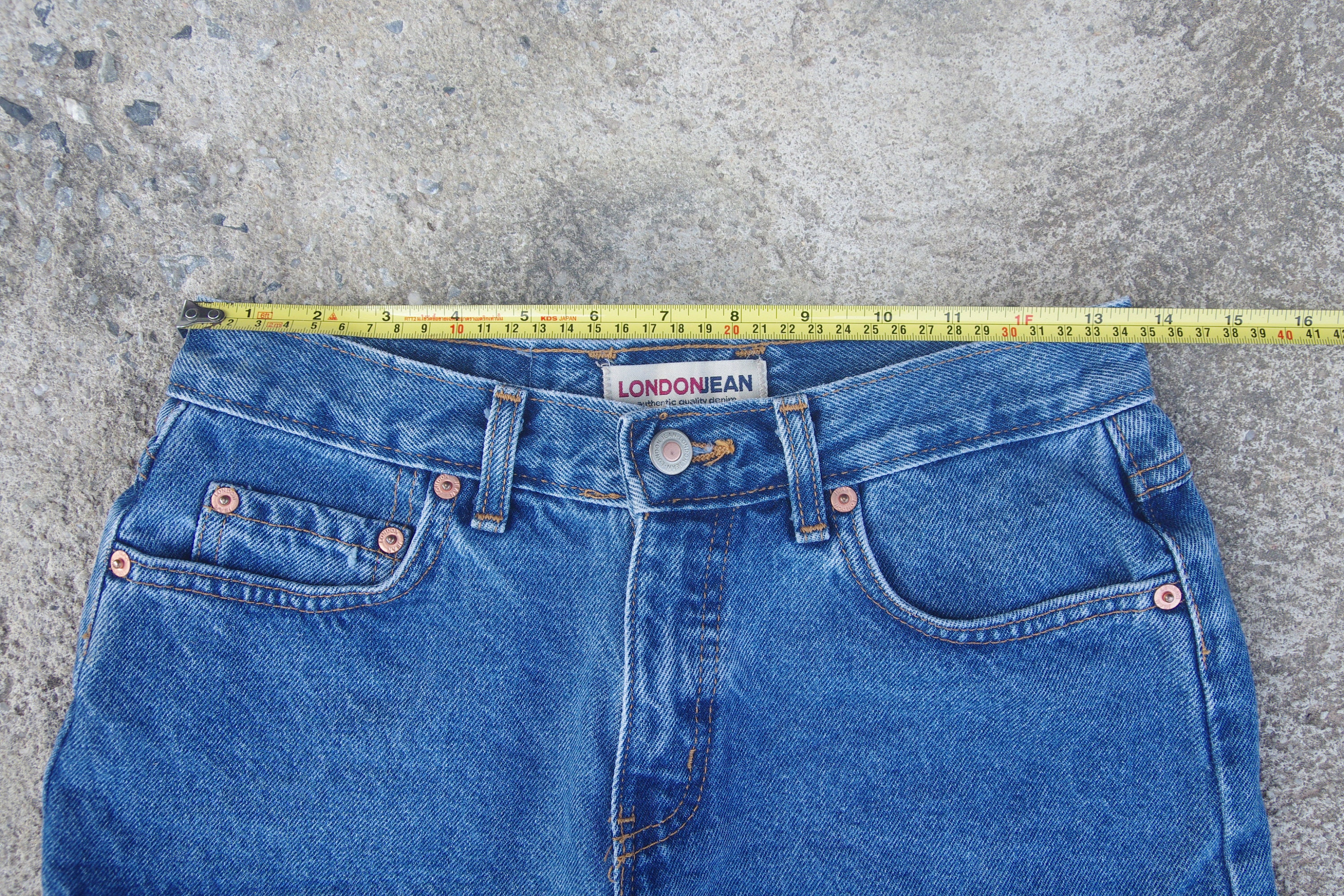 ®️　　　　　　　　　　　　　　【Vintage90's】【英国製】PRL Vintage 90s Denim Jean Shorts: Low Waist, W27 - Etsy