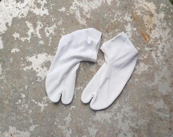 Japanese White Tabi Socks - Kimono, Geta, Samurai - Size 23cm