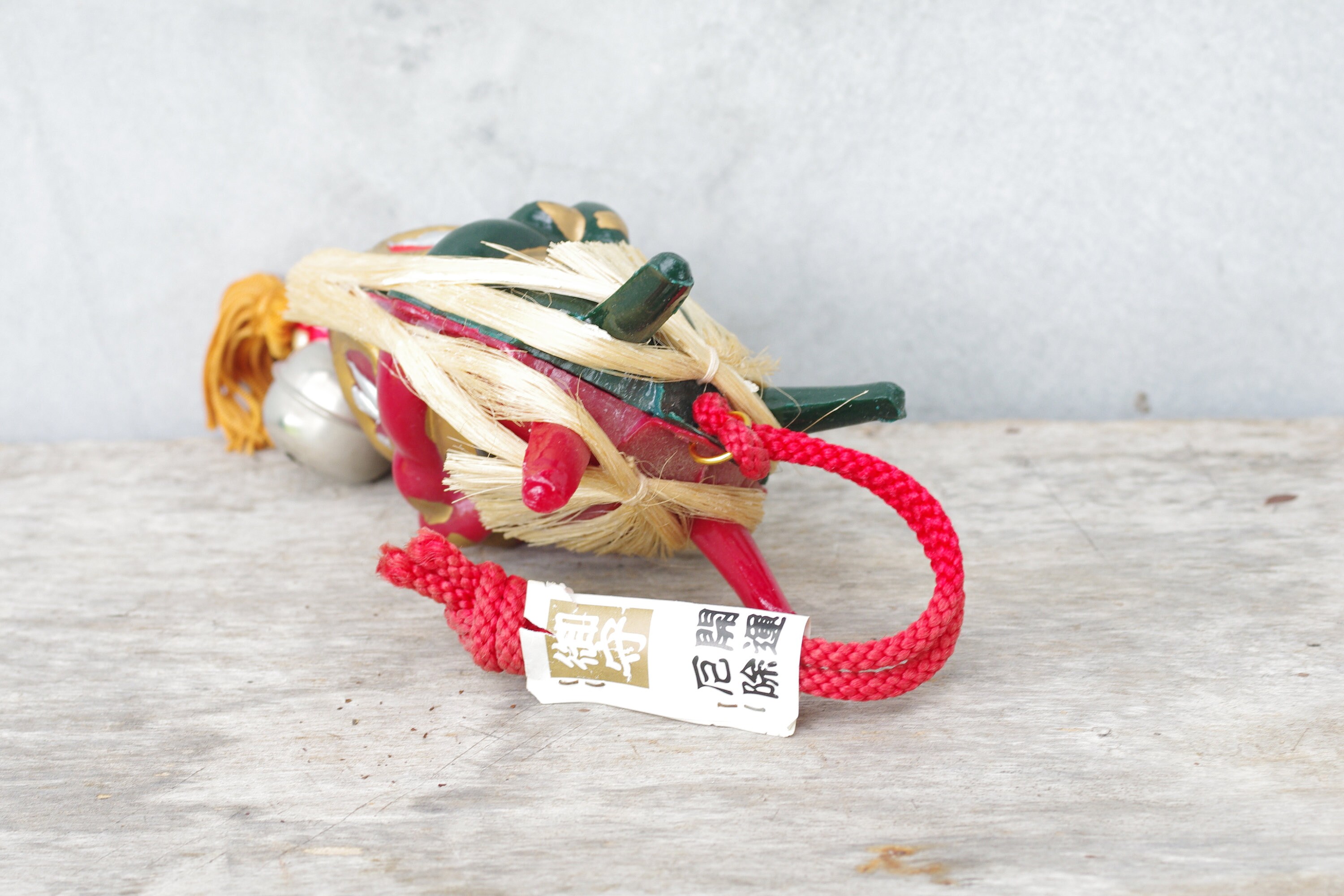 Vintage Oni Devil Mask Ojime: Japan Doll Bell, Asian Home Decor - Etsy