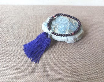 Jodo shu buddhistiska radband Mala Juzu Bön pärlor Japan Kyoto
