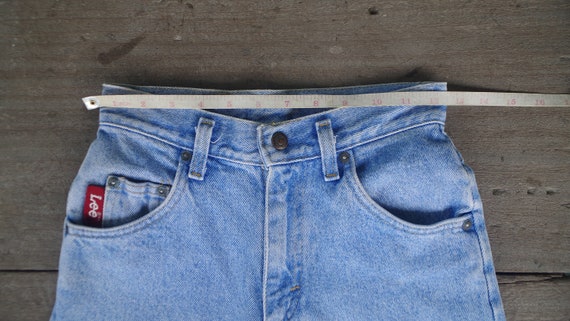 Beautiful ,Faded jeans, Vintage 80s Lee size 12 s… - image 3