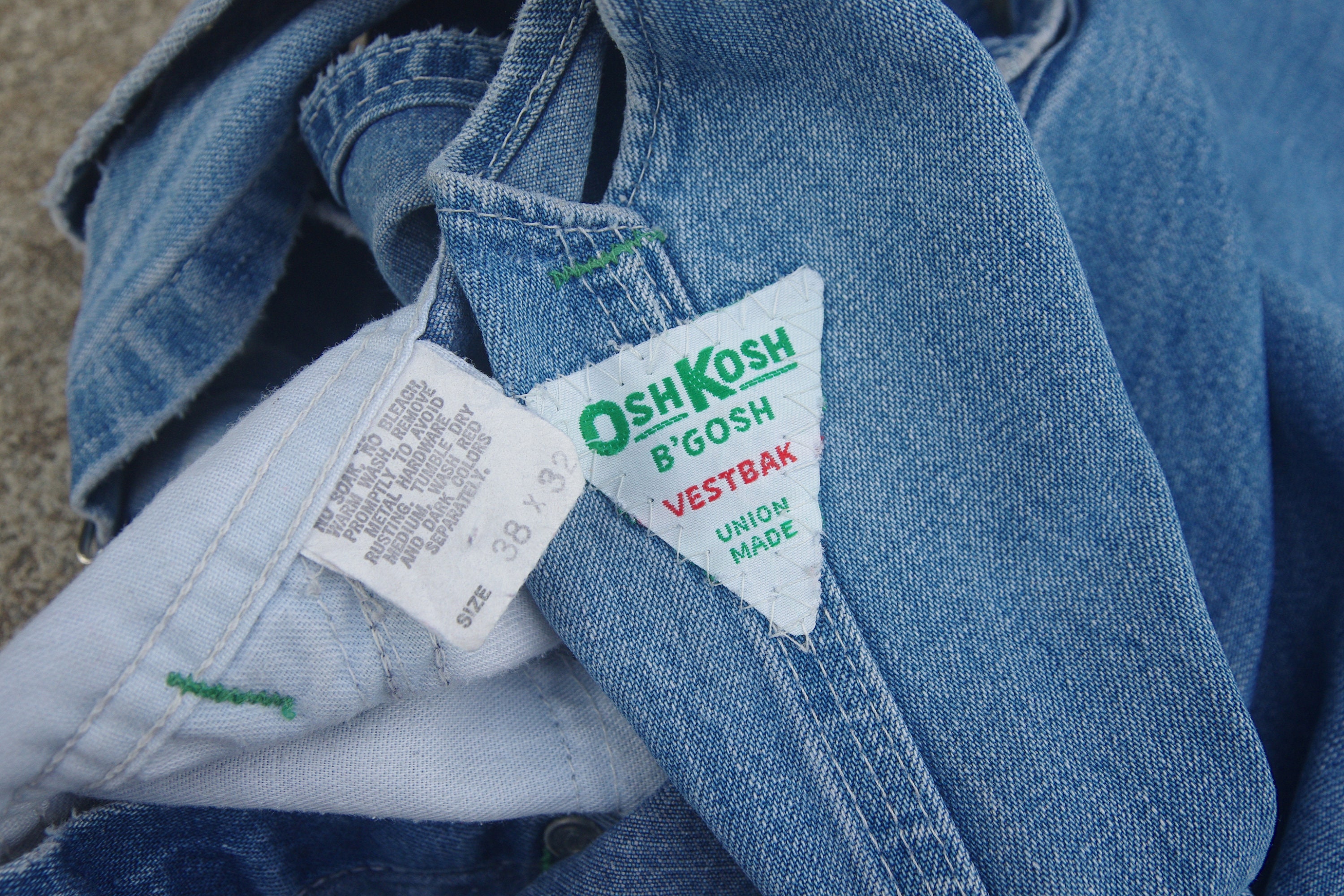Rare,faded,vintage 50s Oshkosh Overalls Size L W38 ,oshkosh Rare,faded,vintage 50s Oshkosh Overalls Size L W38 ,oshkosh