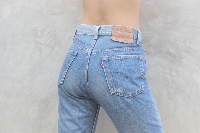 faded 501 jeans