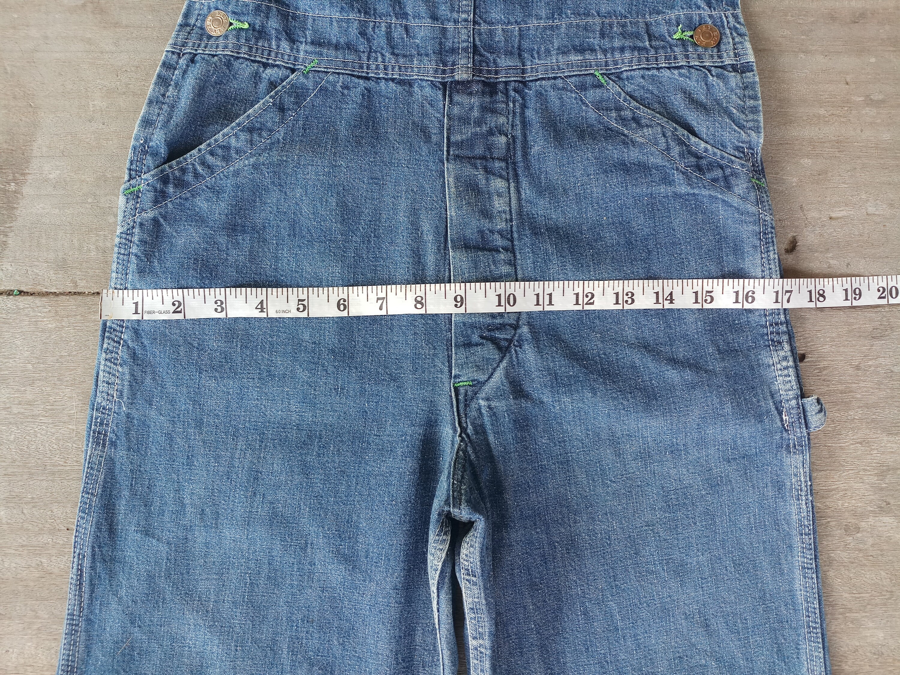 Beautiful ,vintage 60s 70s ELY Overalls Size XS W23 -W26 L33