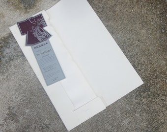 Vintage White Silk Crepe Fabric: Unused Japanese Kimono Lining