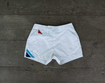 Vintage 60s Jantzen Sport Shorts: Hombres W34 Algodón Retro USA Hecho