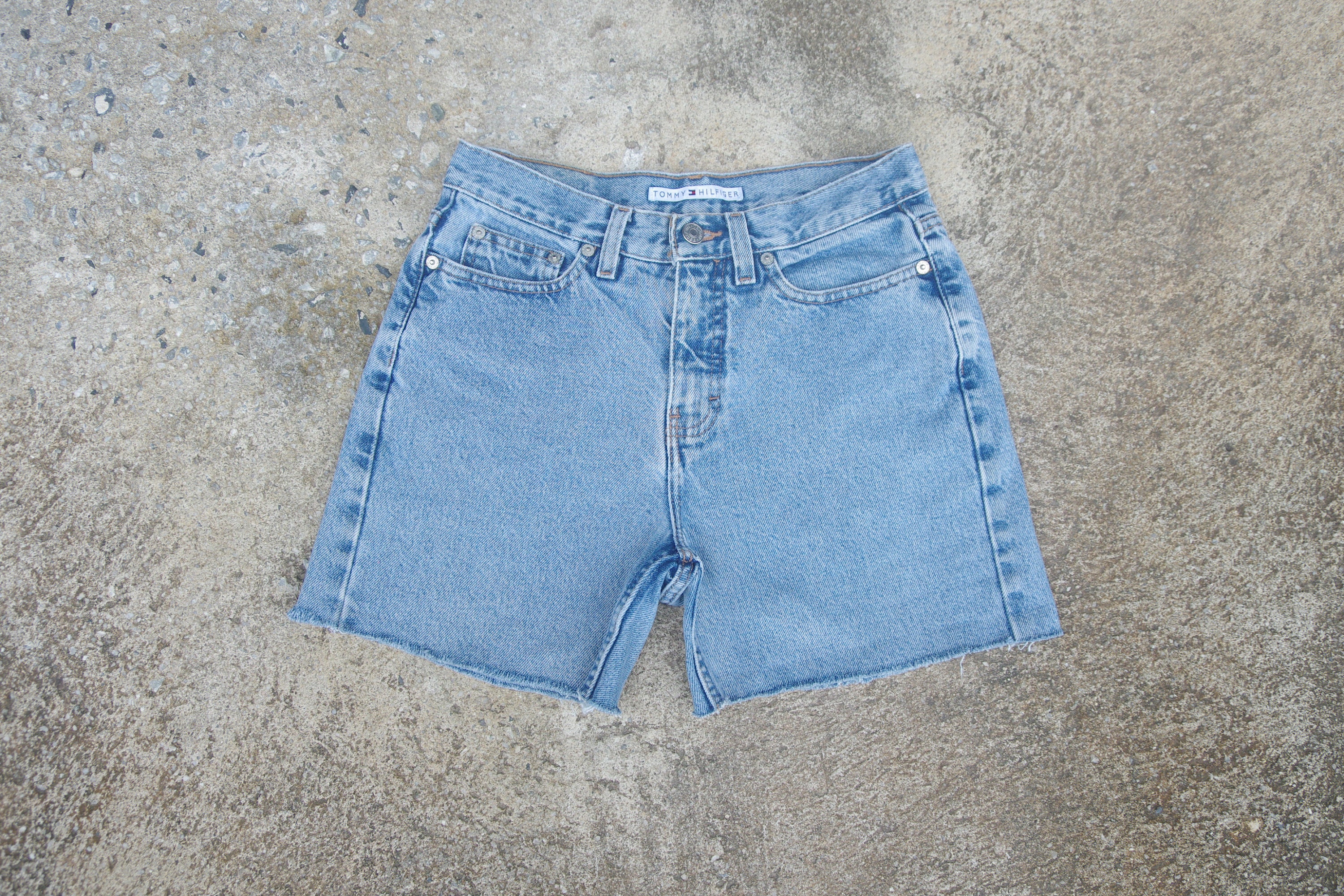 Faded Jeans vintage Tommy Hilfiger Shorts W 26 W27 tommy - Etsy