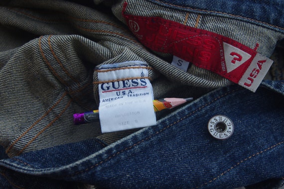 Vintage Guess Denim Dress: Made in USA, Size S - Etsy