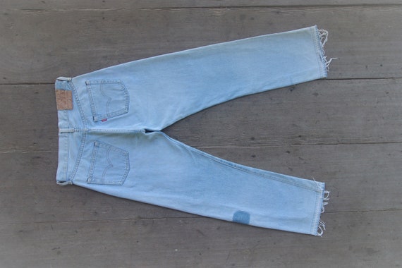 Faded jeans ,Vintage 60s 70s  levis 501 red line … - image 3