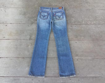 ヴィンテージ リーバイス 593 ブーツカット ジーンズ：ローライズ