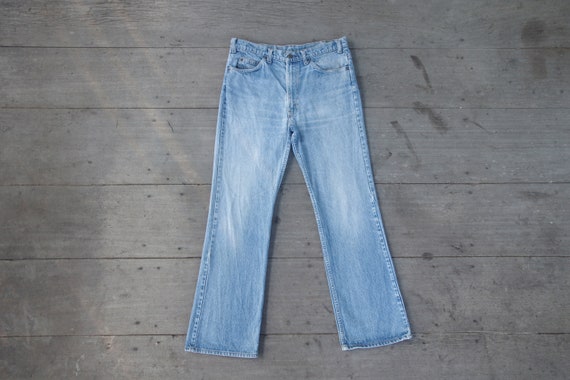 Faded Jeans ,vintage 80s Levis 517 Orange Tab W34 W35 L31  