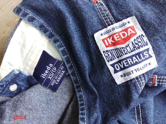 Vintage Ikeda Denim Overalls XS W29: Cut off Bib Overalls - Etsy