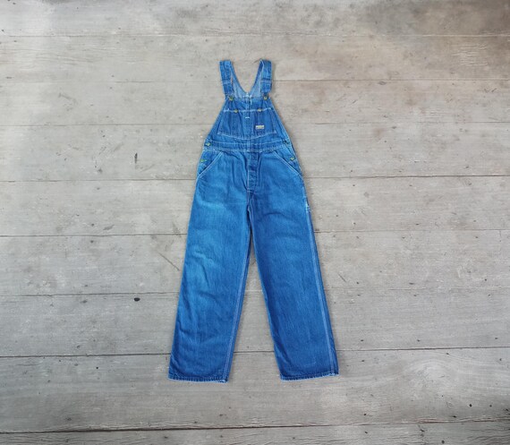 Vintage 60s Oshkosh Denim Overalls: Union Made, Sanforized (W32