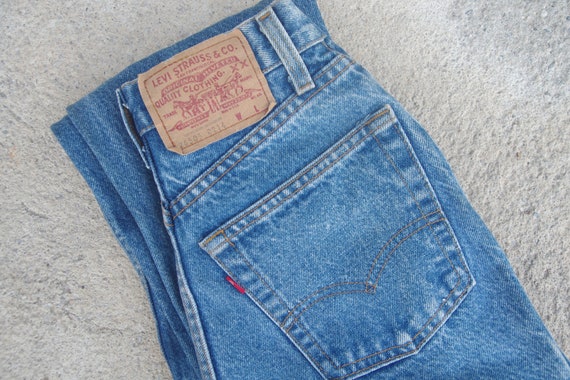 Vintage 80s ,levis 505 Blue Jeans W24 W25 ,for wo… - image 7