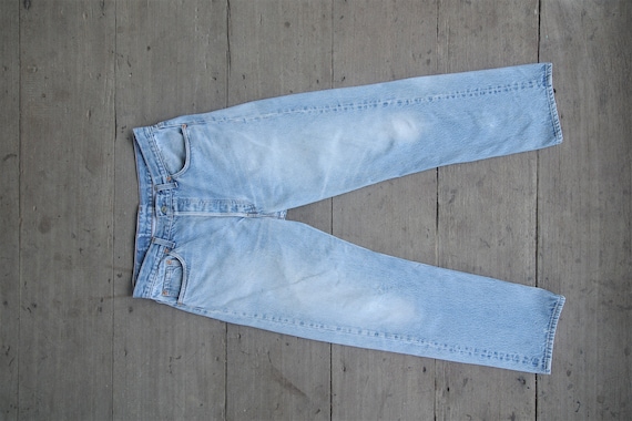 Faded jeans vintage levis 501 light Blue W33 W34,l