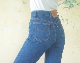 Perfect jeans levis 17501 Blue Jeans W25 W26, Vintage 80s Levi's 501 for women,levis High waist,levis slim fit retro,hipster,levis usa