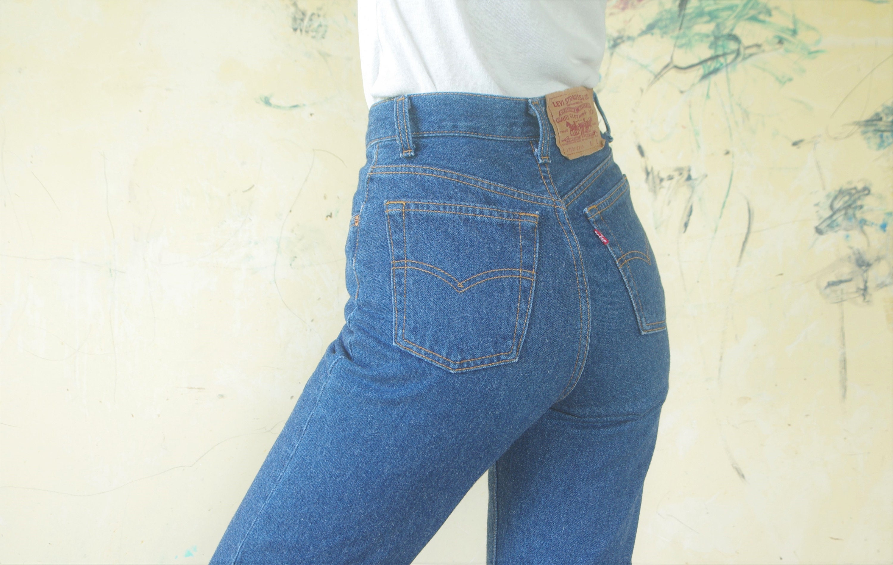 Perfect Jeans Levis 17501 Blue Jeans W25 W26 Vintage 80s - Etsy Israel