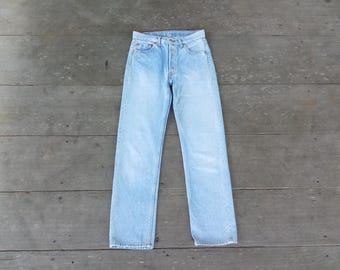 Vintage Levis 501 Jeans: Faded Denim (W30 L30.5), aus den USA