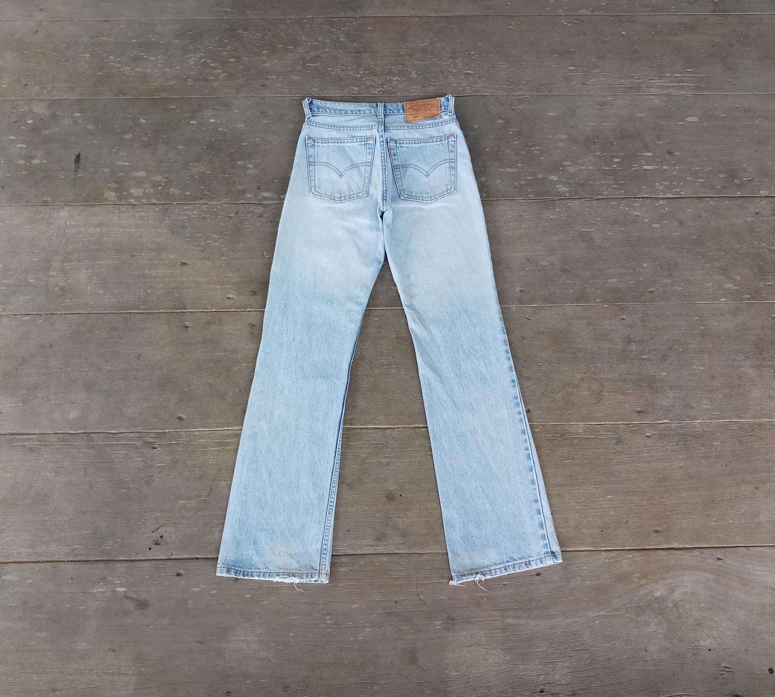 Vintage Levis 552-517 Bootcut : Faded Denim, Low Rise W27 L31.5 - Etsy