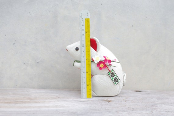木目込みねずみ人形：銀鈴、日本の動物装飾 - Etsy 日本
