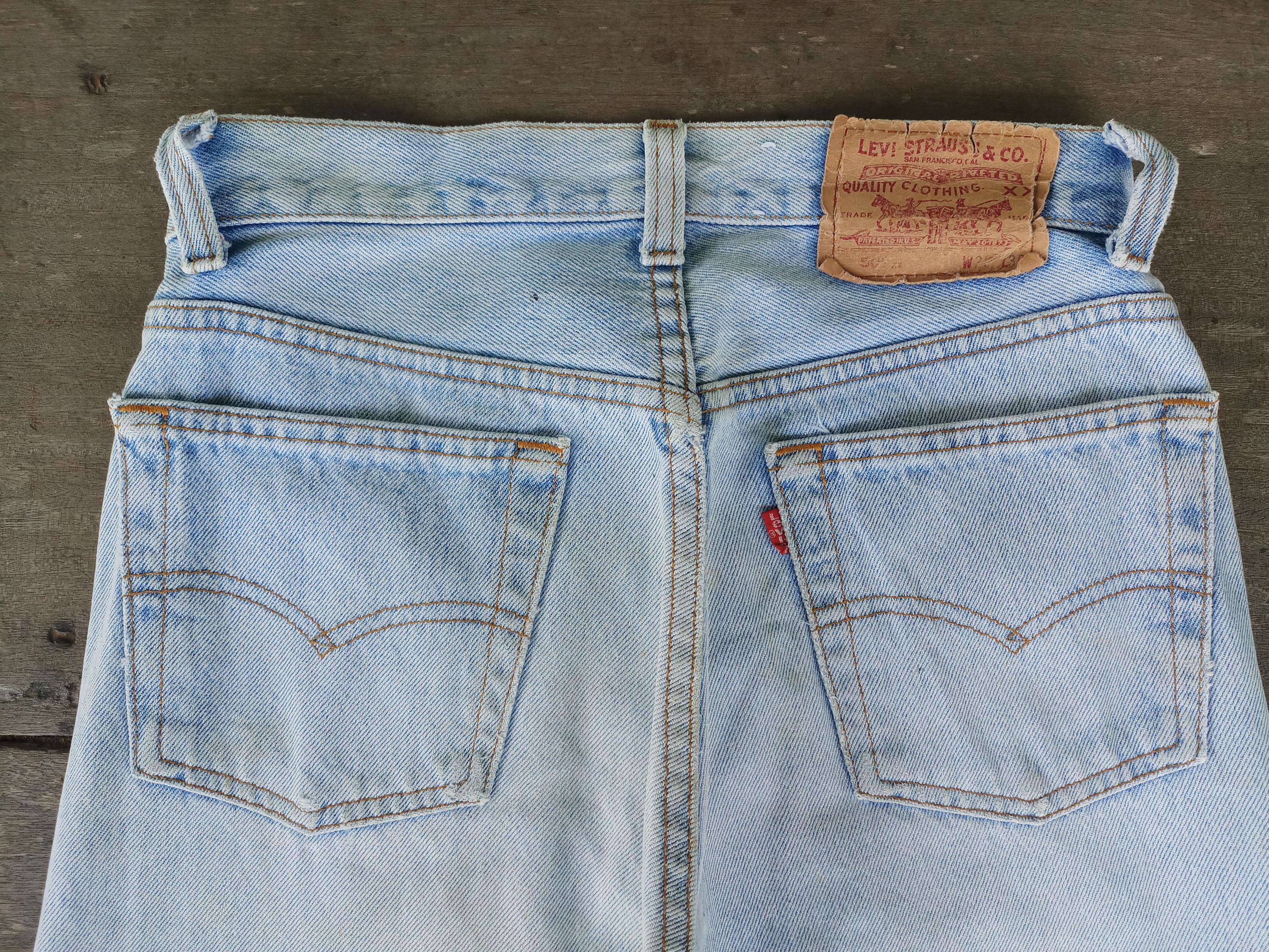 Vintage Faded Levi's 501xx Jeans: 90s Ripped Denim, W27 L32 - Etsy