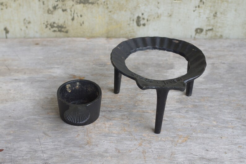 Vintage Metal Tea Pot Standtea Stand Trivettea Ceremony Etsy