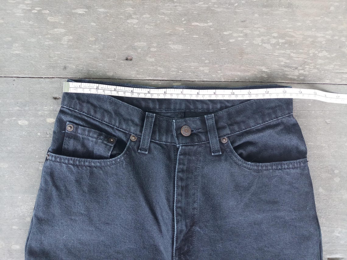 Vintage Black Levis 512 Slim Fit Jeans: W27 L30,canada made, photo 3 of 5