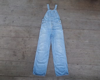 Vintage 40s/50s Lee Denim Overalls W34 - Faded Blue Jeans - Etsy