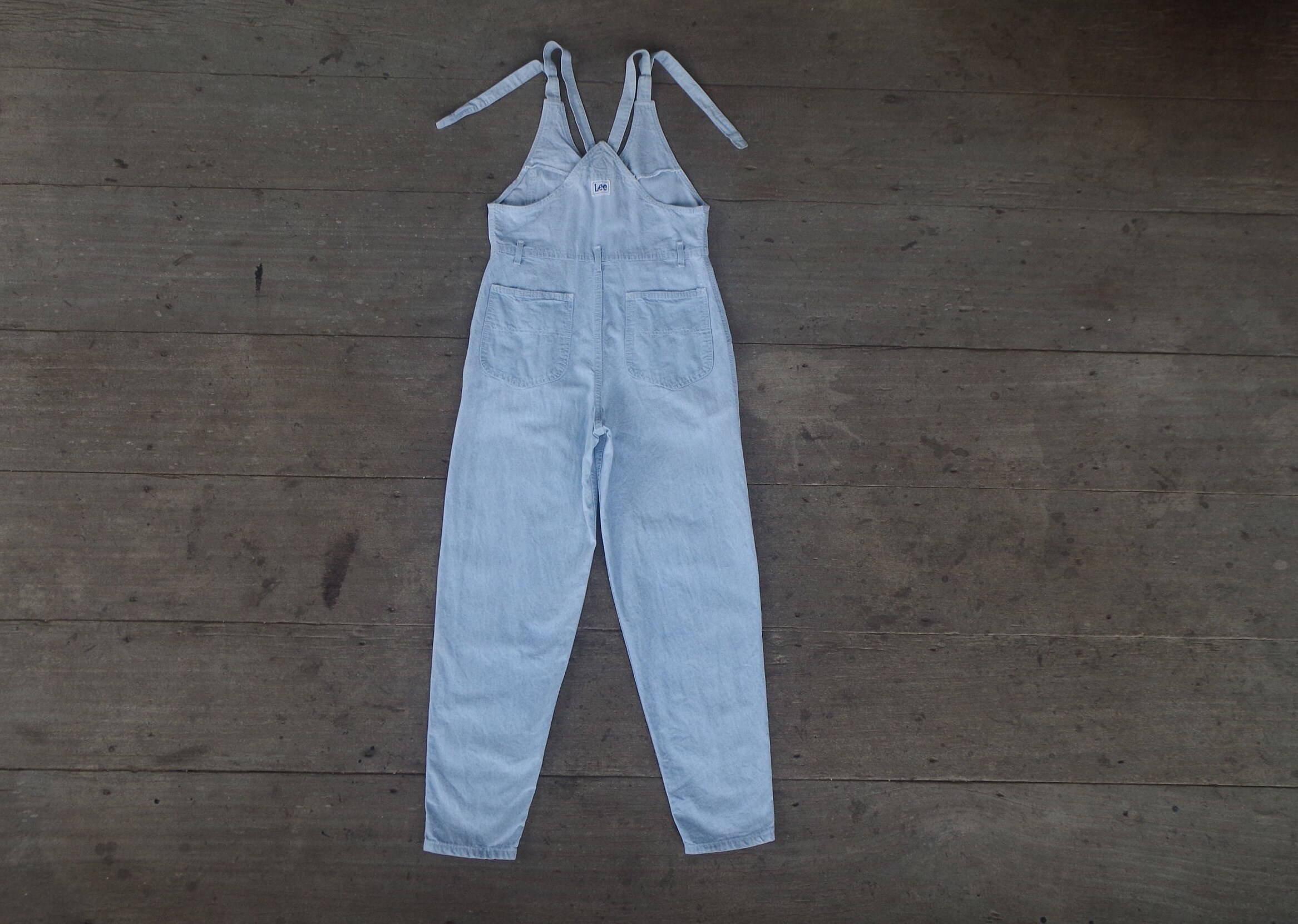 Beautiful ,botton Fly Overalls ,vintage 70s 80s Lee Overalls Size 