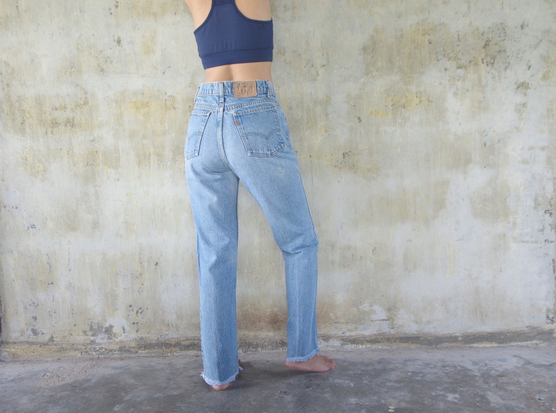 Faded Jeans Vintage 70s 80s Levis 718 Orange Tab Student Fit | Etsy