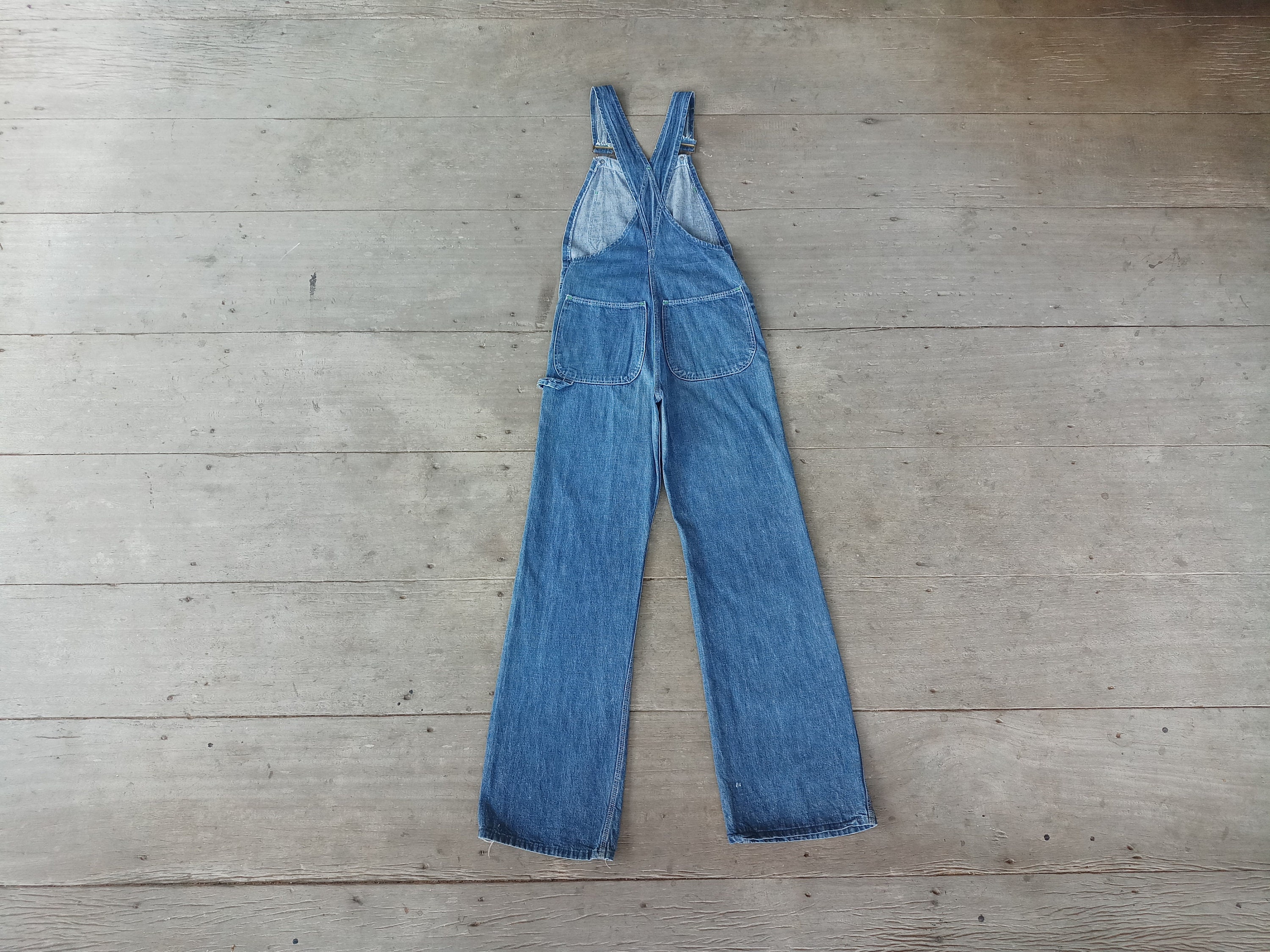 Vintage ELY Denim Overalls: 60s 70s Retro Bib, XS (W23-W26 L33) - Etsy