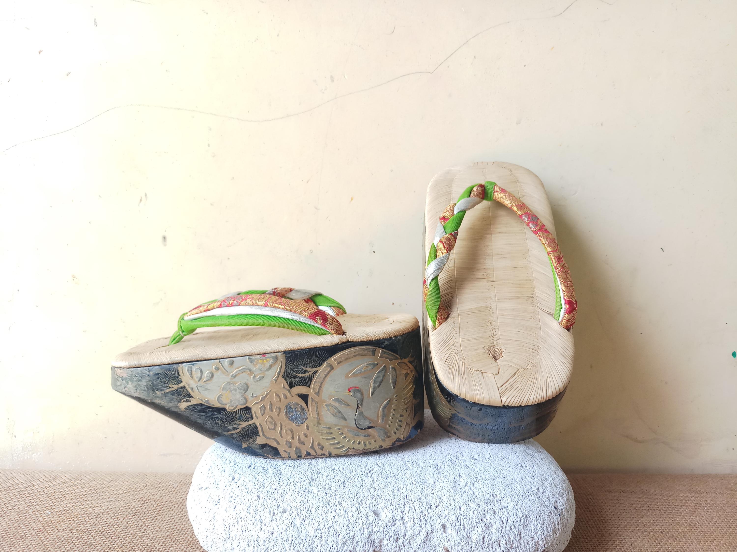 Sandali Donna In Legno Giapponesi – Geta In Stile Orientale Con Tacco Alto 3 Cm, Infradito Per Casa, Cosplay, Kimono E Yugata, Taglie EU
