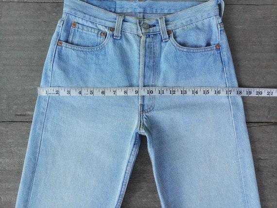 Beautiful ,Faded jeans ,Vintage 80s 90s levis 501… - image 4